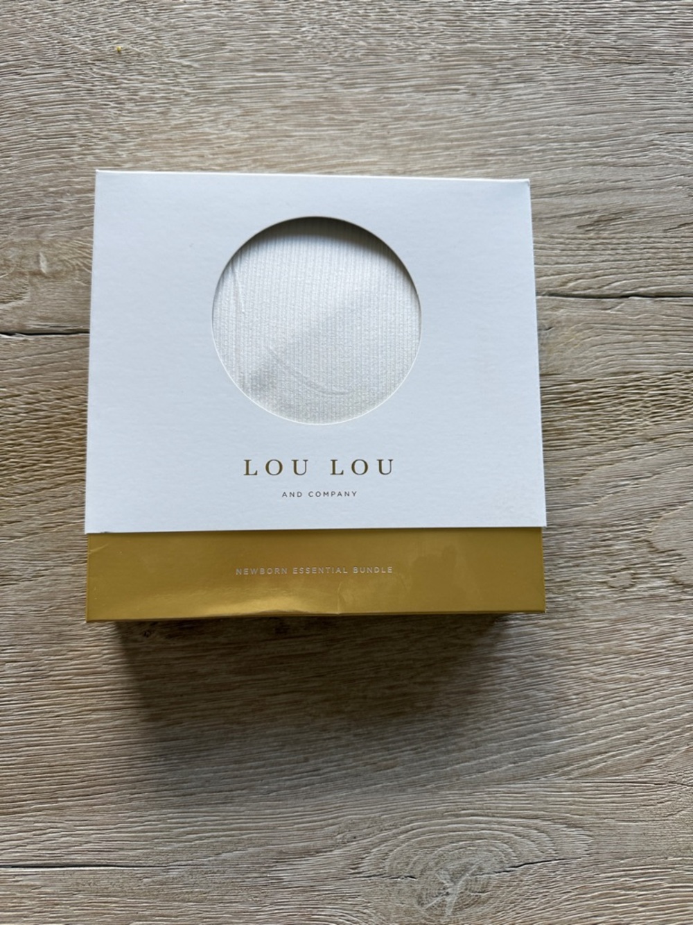 Lou Lou and Company Newborn Essential Bundle - ivory ribbed